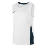 Nike Team fehér/sötétkék junior kosárlabda trikó