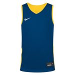 Nike Team kék/sárga kétszínű junior kosárlabda trikó