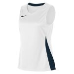 Nike Team fehér/sötétkék női kosárlabda trikó