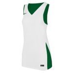 Nike Team fehér/zöld kétszínű női kosárlabda trikó