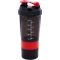 Pure2Improve rázó szürke/piros palack 0,5 liter