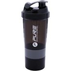 Pure2Improve rázó fekete/szürke palack 0,5 liter