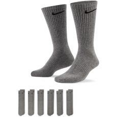 Nike Everyday Cushioned Crew sötétszürke edzőzokni 6 pár