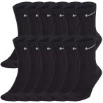 Nike Everyday Cushioned Crew fekete edzőzokni 12 pár Nike Everyday Cushioned Crew fekete edzőzokni 12 pár