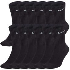 Nike Everyday Cushioned Crew fekete edzőzokni 12 pár Nike Everyday Cushioned Crew fekete edzőzokni 12 pár