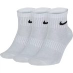 Nike Everyday fehér tréning boka zokni 3 pár