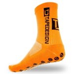 TapeDesign Classic csúszásgátló narancssárga zokni