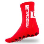 TapeDesign Classic csúszásgátló piros zokni