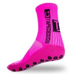 TapeDesign Classic csúszásgátló rózsaszín zokni