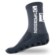 TapeDesign Classic csúszásgátló sötétszürke zokni
