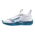 Mizuno Wave Momentum 3 fehér/kék kézilabda cipő