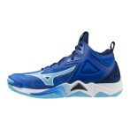 Mizuno Wave Momentum Mid 3 kék férfi kézilabda cipő