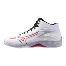 Mizuno Thunder Blade Z Mid fehér/piros férfi kézilabda cipő