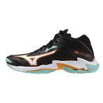 Mizuno Wave Ligthning Z8 Mid fekete férfi kézilabda cipő