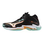 Mizuno Wave Ligthning Z8 Mid fekete férfi kézilabda cipő