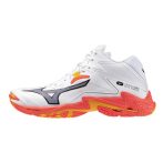   Mizuno Wave Ligthning Z8 Mid fehér/narancssárga férfi kézilabda cipő
