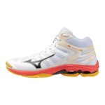   Mizuno Voltage 2 Mid fehér/narancssárga férfi kézilabda cipő