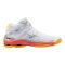 Mizuno Voltage 2 Mid fehér/narancssárga férfi kézilabda cipő