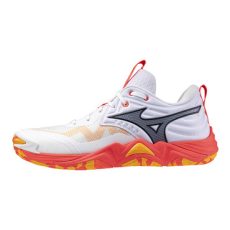 Mizuno Wave Momentum Elite fehér/narancssárga férfi kézilabda cipő