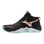   Mizuno Wave Momentum Elite Mid fekete férfi kézilabda cipő