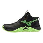   Mizuno Wave Momentum Elite Mid fekete férfi kézilabda cipő