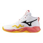   Mizuno Wave Momentum Pro Mid fehér/narancssárga férfi kézilabda cipő