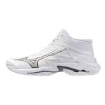   Mizuno Wave Lightning Elite Mid fehér/szürke kézilabda cipő