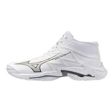 Mizuno Wave Lightning Elite Mid fehér/szürke kézilabda cipő