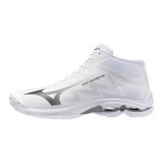   Mizuno Wave Lightning Pro Mid fehér/fekete férfi kézilabda cipő