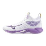  Mizuno Wave Dimension Mid fehér/lila női kézilabda cipő