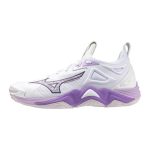 Mizuno Wave Momentum 3 fehér/lila női kézilabda cipő