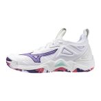 Mizuno Wave Momentum 3 fehér/lila női kézilabda cipő