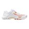 Mizuno Wave Lightning Z8 fehér/színes női kézilabda cipő