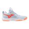 Mizuno Wave Momentum Elite világoskék/narancs női kézilabda cipő