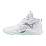 Mizuno Wave Momentum Pro Mid fehér női kézilabda cipő