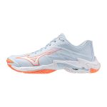   Mizuno Wave Lightning Elite világoskék/narancs női kézilabda cipő