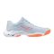 Mizuno Wave Lightning Elite világoskék/narancs női kézilabda cipő Mizuno Wave Lightning Elite világoskék/narancs női kézilabda cipő