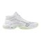 Mizuno Wave Ligthning Elite Mid fehér női kézilabda cipő