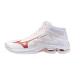 Mizuno Wave Ligthning Pro Mid fehér női kézilabda cipő