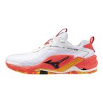   Mizuno Wave Stealth Neo 2 fehér/narancs férfi kézilabda cipő