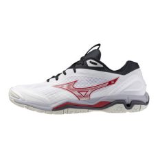 Mizuno Wave Stealth 6 fehér/piros férfi kézilabda cipő