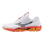   Mizuno Wave Stealth 6 fehér/narancssárga férfi kézilabda cipő
