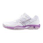 Mizuno Wave Phantom 3 fehér/lila női kézilabda cipő