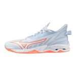   Mizuno Wave Mirage 5 világoskék/narancs női kézilabda cipő