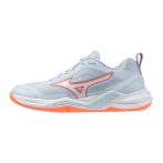   Mizuno Wave Stealth Elite világoskék/narancs női kézilabda cipő