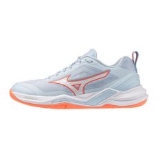 Mizuno Wave Stealth Elite világoskék/narancs női kézilabda cipő